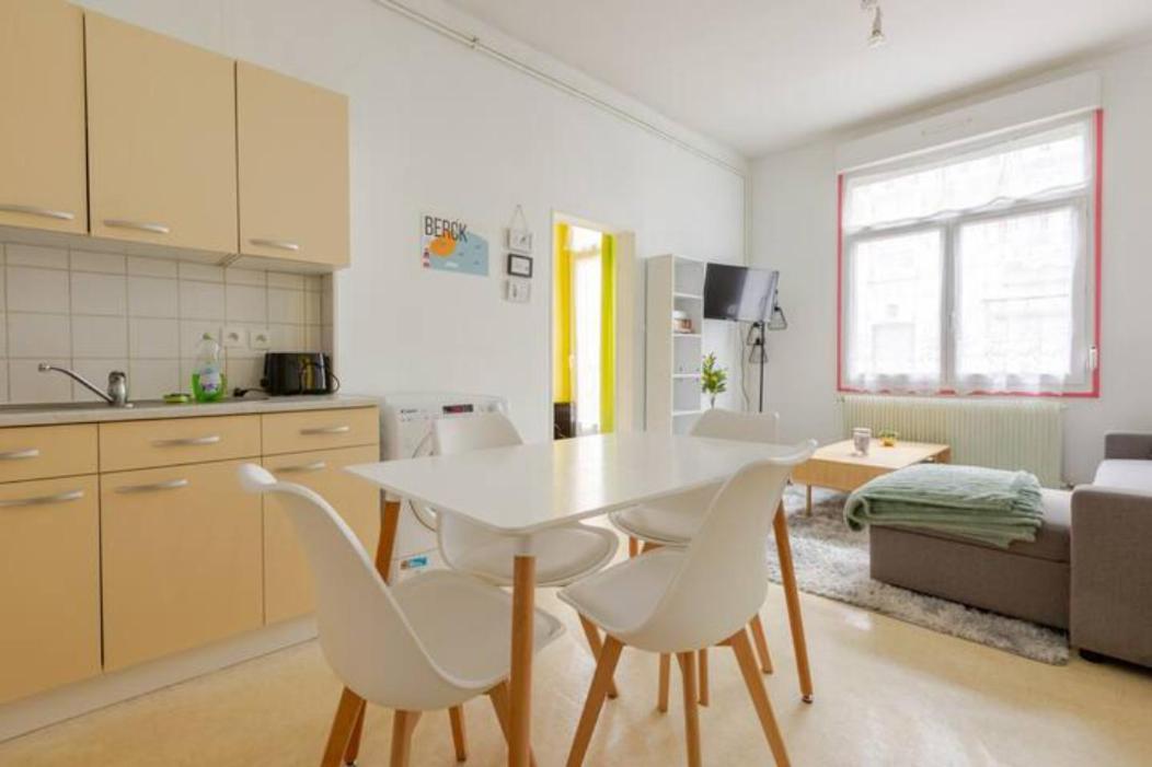++++ Central Charmant 70M2 Avec Balcon, Mer A 200 M Et Rue Pietonne A 300 M ++++ Berck Dış mekan fotoğraf